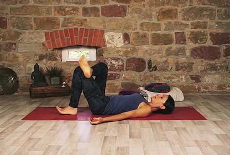 Yoga für die Nacht / zum Schlafen